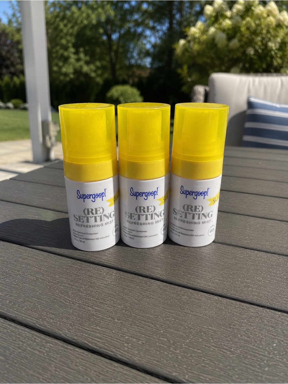 (1) Supergoop! Yellow (RE)Setting Refreshing Mist - Sealed, new, expires 7/27!